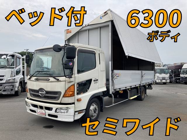 HINO Ranger Aluminum Wing TKG-FD9JLAA 2015 398,140km