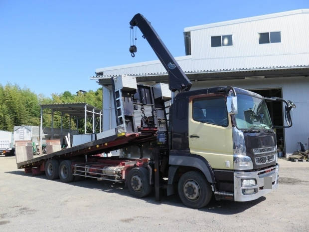 MITSUBISHI FUSO Super Great Safety Loader (With 4 Steps Of Cranes) QKG-FV50VZ 2012 767,000km