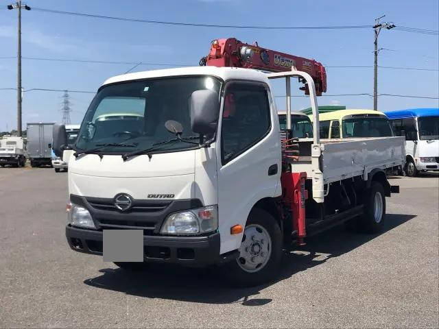 HINO Dutro Truck (With 4 Steps Of Cranes) TKG-XZU650M 2013 30,000km