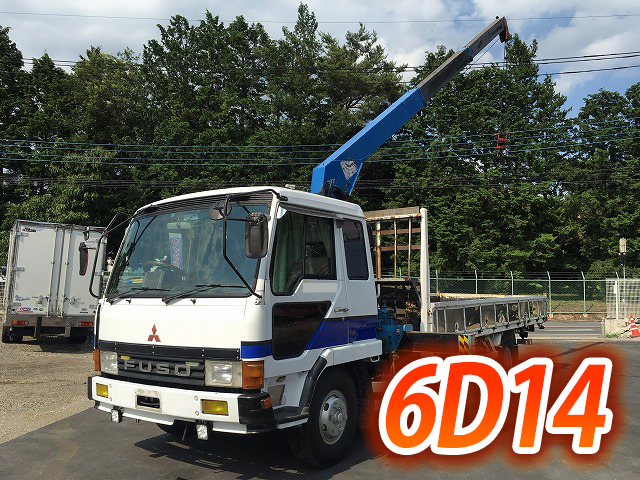 MITSUBISHI FUSO Fighter Truck (With 3 Steps Of Cranes) P-FK415K 1989 813,896km