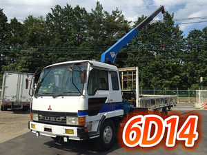 MITSUBISHI FUSO Fighter Truck (With 3 Steps Of Cranes) P-FK415K 1989 813,896km_1