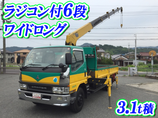 MITSUBISHI FUSO Canter Truck (With 6 Steps Of Cranes) KK-FE63EGY 1999 11,836km