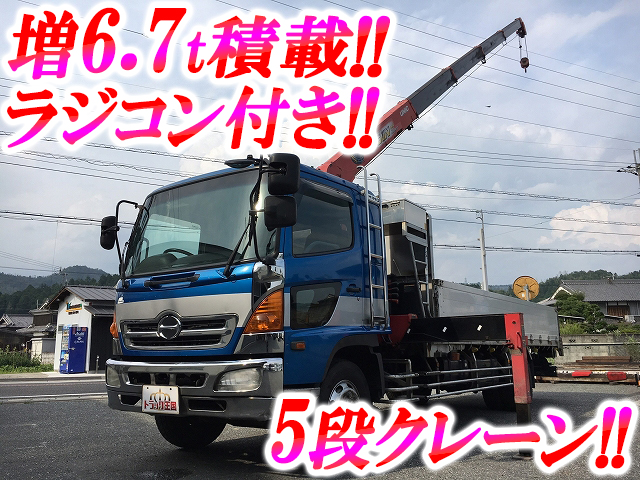 HINO Ranger Truck (With 5 Steps Of Unic Cranes) ADG-FE7JLWA 2006 588,975km