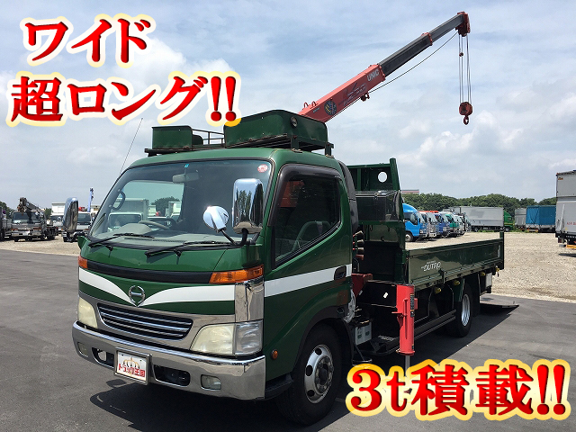 HINO Dutro Truck (With 3 Steps Of Cranes) KK-XZU421M 2001 219,569km