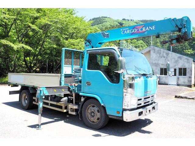 ISUZU Elf Truck (With 3 Steps Of Cranes) PDG-NKR85YN 2009 556,000km