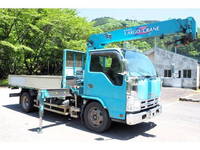 ISUZU Elf Truck (With 3 Steps Of Cranes) PDG-NKR85YN 2009 556,000km_1