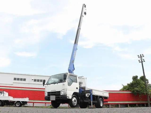 ISUZU Elf Truck (With 4 Steps Of Cranes) TKG-NKR85AR 2015 26,015km