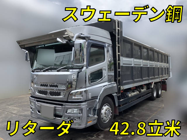 MITSUBISHI FUSO Super Great Scrap Transport Truck QKG-FV50VZ 2014 425,358km