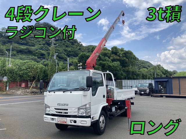 ISUZU Elf Truck (With 4 Steps Of Cranes) TPG-NKR85R 2017 57,051km