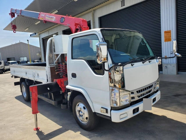 ISUZU Elf Truck (With 4 Steps Of Cranes) TPG-NKR85R 2015 138,000km