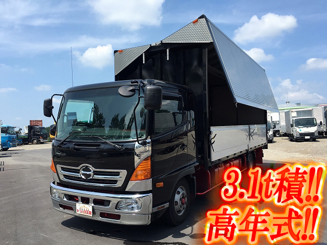 HINO Ranger Aluminum Wing TKG-FD9JLAA 2013 198,968km