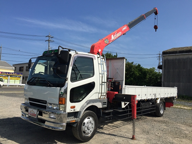 MITSUBISHI FUSO Fighter Truck (With 3 Steps Of Unic Cranes) KL-FK61HMZ 2001 470,000km