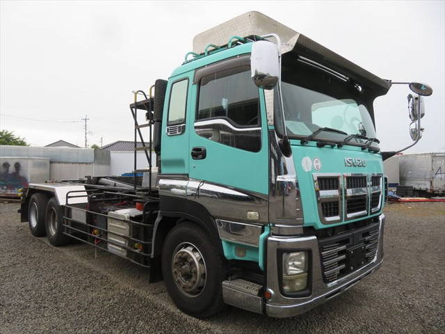 ISUZU Giga Container Carrier Truck LKG-CYZ77AM 2011 744,596km