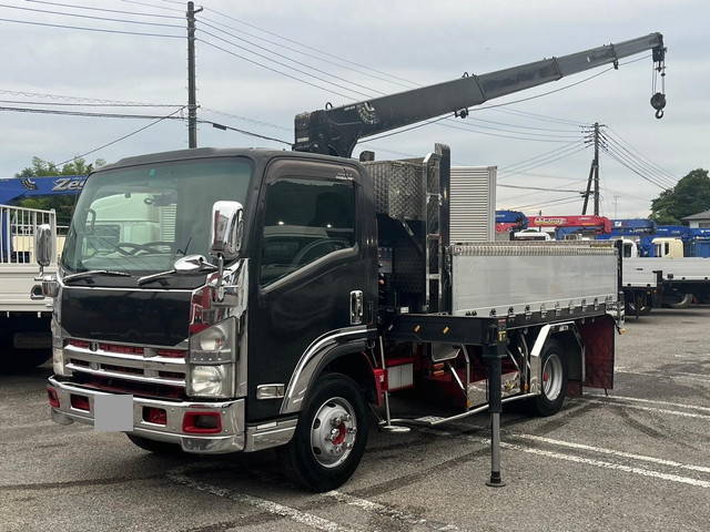 ISUZU Elf Truck (With 4 Steps Of Cranes) SKG-NPR85YN 2011 713,140km