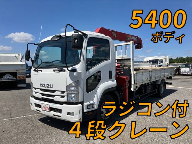 ISUZU Forward Truck (With 4 Steps Of Cranes) TKG-FRR90S1 2017 83,734km