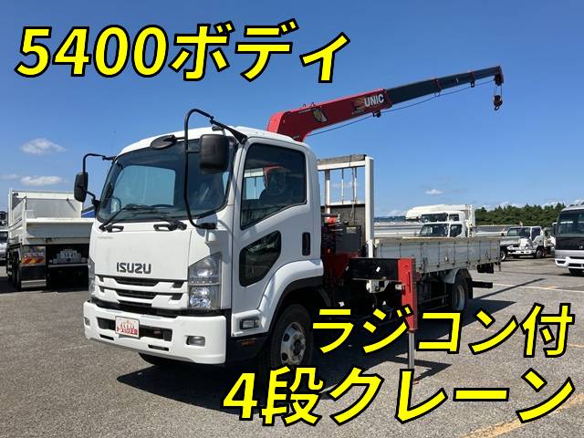 ISUZU Forward Truck (With 4 Steps Of Cranes) TKG-FRR90S1 2017 52,655km