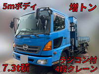 HINO Ranger Truck (With 4 Steps Of Cranes) BDG-FE7JKWA 2007 512,216km_1