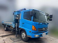 HINO Ranger Truck (With 4 Steps Of Cranes) BDG-FE7JKWA 2007 512,216km_2