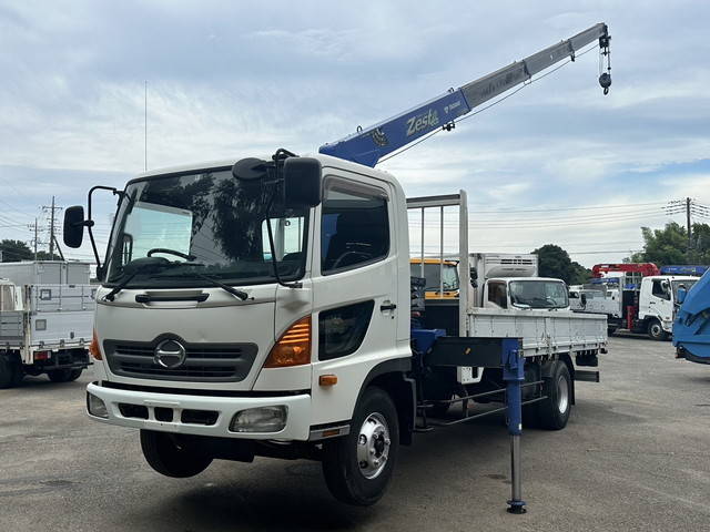 HINO Ranger Truck (With 4 Steps Of Cranes) BKG-FC7JKYA 2011 76,617km