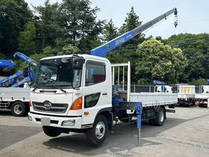 HINO Ranger Truck (With 4 Steps Of Cranes) BKG-FC7JKYA 2011 76,617km_1