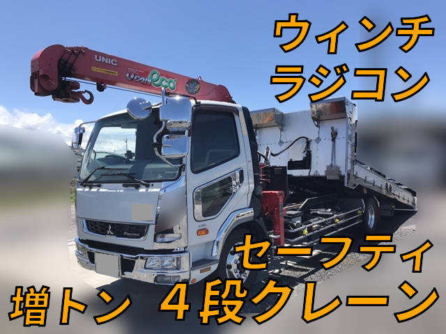 MITSUBISHI FUSO Fighter Safety Loader (With 4 Steps Of Cranes) QKG-FK72FZ 2013 476,571km