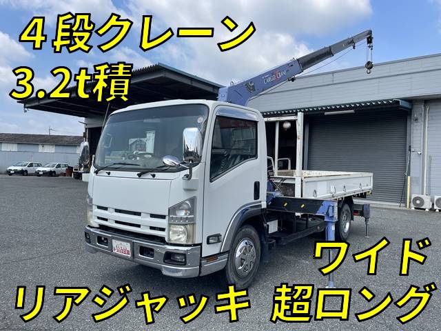 ISUZU Elf Truck (With 4 Steps Of Cranes) PKG-NPR75N 2009 230,560km