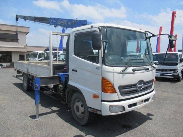 HINO Ranger Truck (With 4 Steps Of Cranes) BKG-FC7JKYA 2011 52,000km