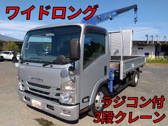 ISUZU Elf Truck (With 3 Steps Of Cranes) TRG-NPR85AR 2018 168,068km