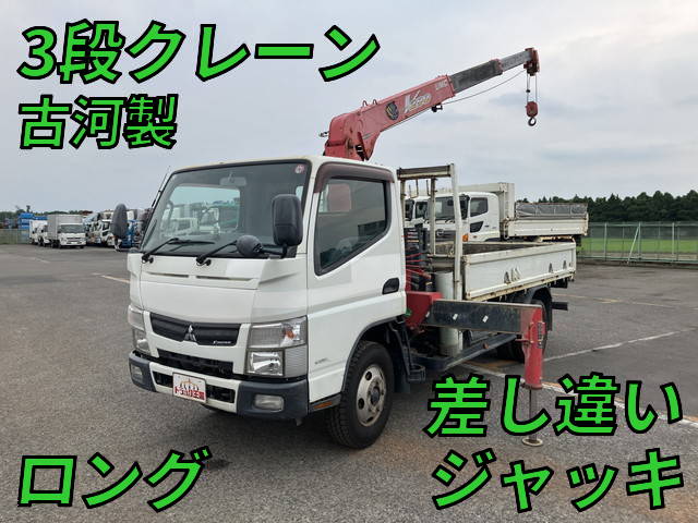 MITSUBISHI FUSO Canter Truck (With 3 Steps Of Cranes) TKG-FEA50 2012 95,723km