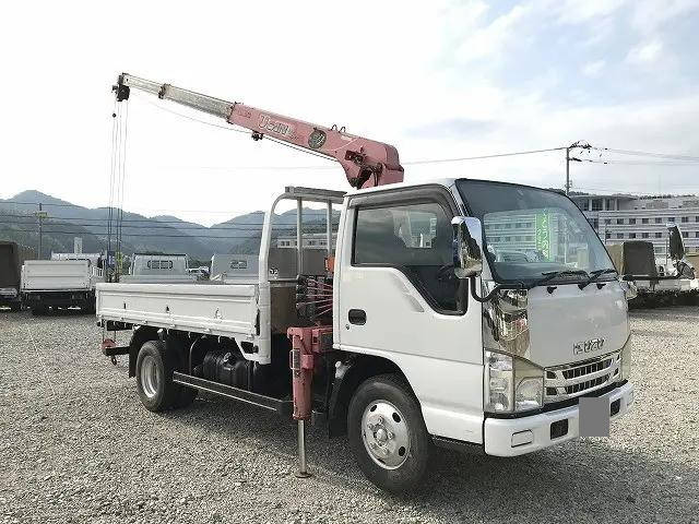 ISUZU Elf Truck (With 3 Steps Of Cranes) BKG-NKR85AR 2008 68,378km