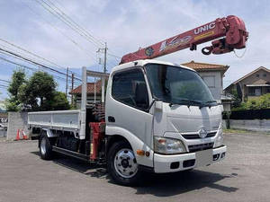 HINO Dutro Truck (With 3 Steps Of Cranes) TKG-XZU650M 2013 97,820km_1