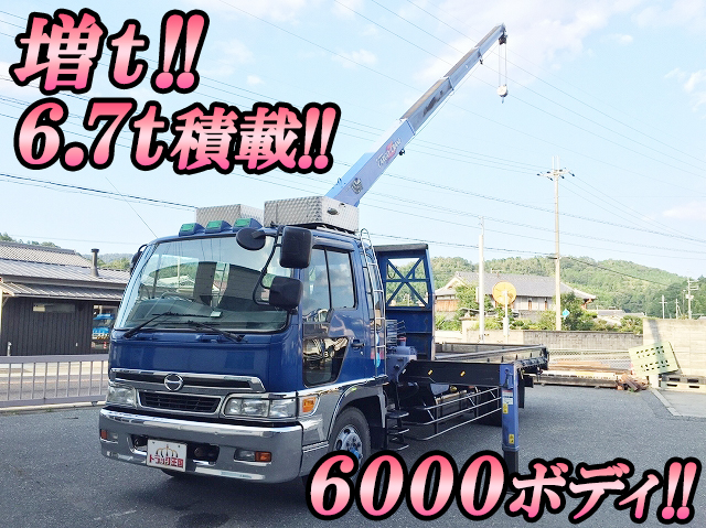 HINO Ranger Truck (With 4 Steps Of Cranes) KL-FE1JMDA 2001 577,309km