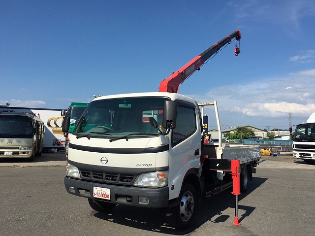 HINO Dutro Truck (With 4 Steps Of Unic Cranes) PB-XZU424M 2006 138,000km