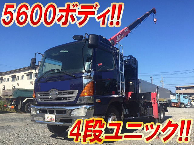 HINO Ranger Truck (With 4 Steps Of Unic Cranes) PB-FD7JLFA 2005 447,012km