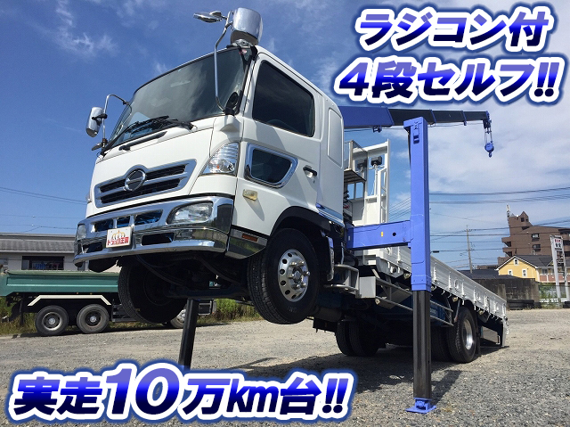 HINO Ranger Self Loader (With 4 Steps Of Cranes) ADG-FD7JKWA 2005 100,898km