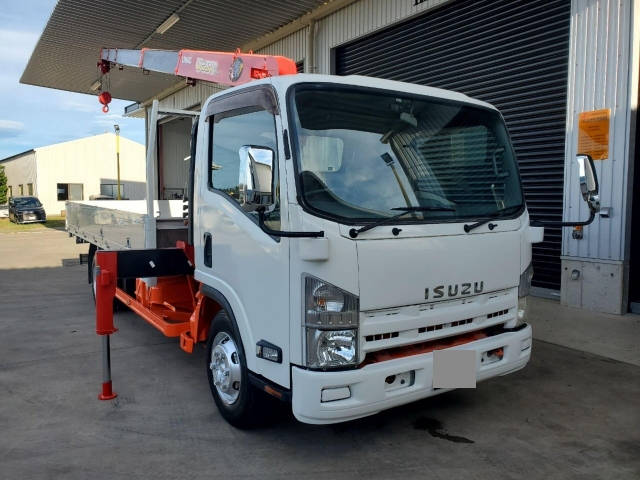 ISUZU Elf Truck (With 5 Steps Of Cranes) PKG-NPR75N 2009 93,000km