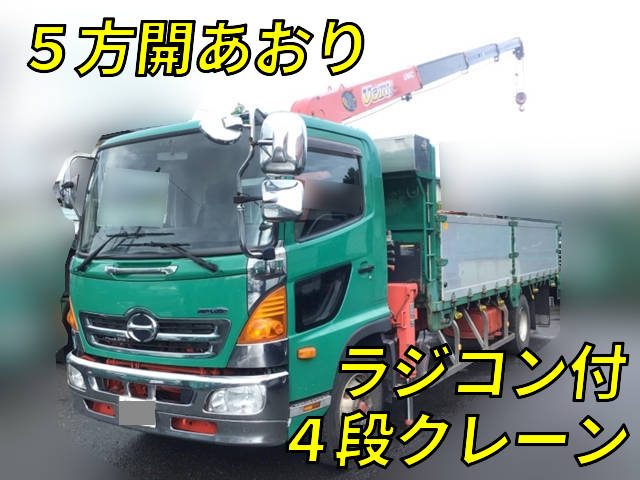 HINO Ranger Truck (With 4 Steps Of Cranes) TKG-FC9JKAA 2013 388,486km