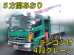 HINO Ranger Truck (With 4 Steps Of Cranes) TKG-FC9JKAA 2013 388,486km_1