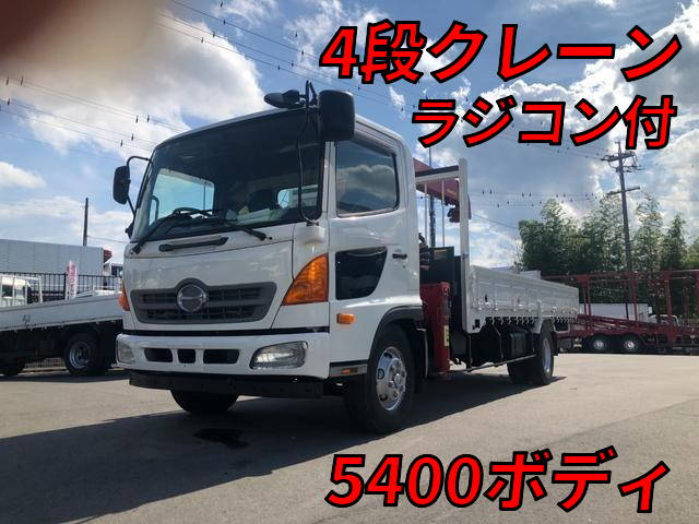 HINO Ranger Truck (With 4 Steps Of Cranes) TKG-FC9JKAP 2015 22,000km