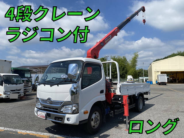 HINO Dutro Truck (With 4 Steps Of Cranes) TKG-XZU655M 2017 89,372km