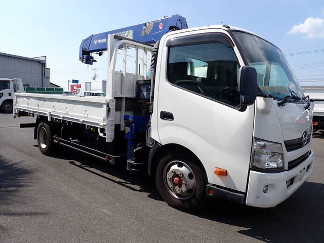 HINO Dutro Truck (With 5 Steps Of Cranes) TKG-XZU720M 2015 366,000km