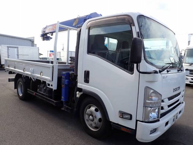 ISUZU Elf Truck (With 4 Steps Of Cranes) TRG-NPR85AR 2018 329,000km