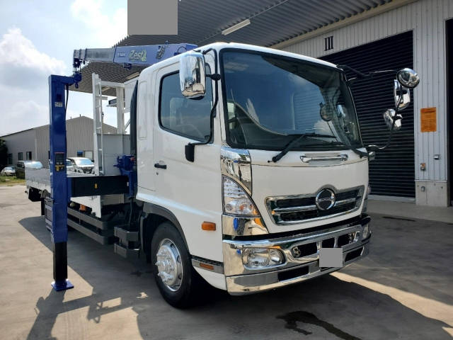 HINO Ranger Self Loader (With 4 Steps Of Cranes) QKG-FE7JLAA 2012 344,000km