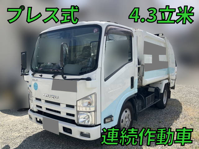 ISUZU Elf Garbage Truck TKG-NMR85N 2013 120,943km