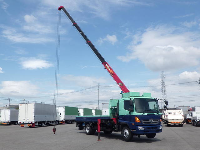 HINO Ranger Truck (With 4 Steps Of Cranes) TKG-FD7JLAA 2017 194,000km