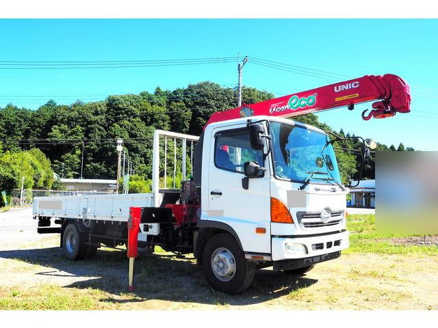 HINO Ranger Truck (With 4 Steps Of Cranes) TKG-FC9JKAP 2012 59,000km