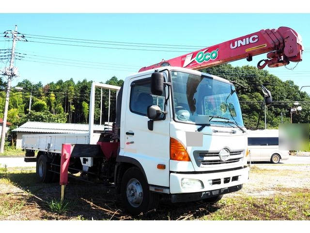 HINO Ranger Truck (With 4 Steps Of Cranes) TKG-FC9JKAP 2012 73,000km