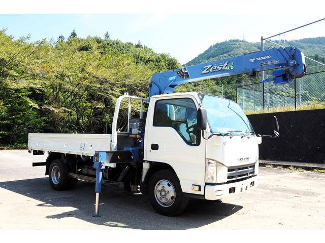 ISUZU Elf Truck (With 3 Steps Of Cranes) TKG-NKR85AR 2012 65,000km