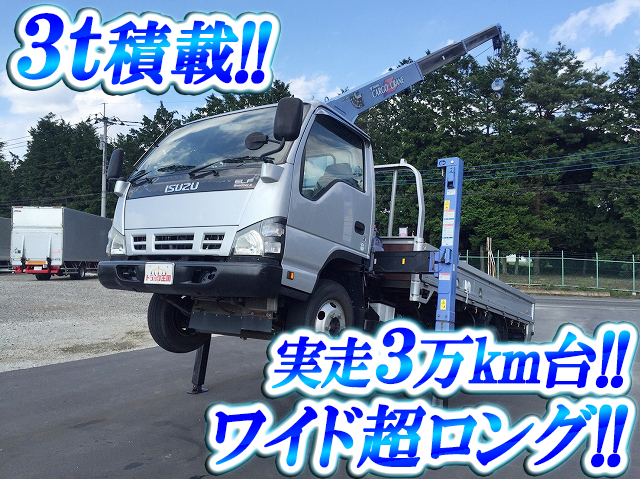 ISUZU Elf Self Loader (With 3 Steps Of Cranes) PA-NPR81R 2005 30,034km