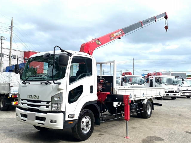 ISUZU Forward Truck (With 4 Steps Of Cranes) TKG-FRR90S1 2017 81,203km